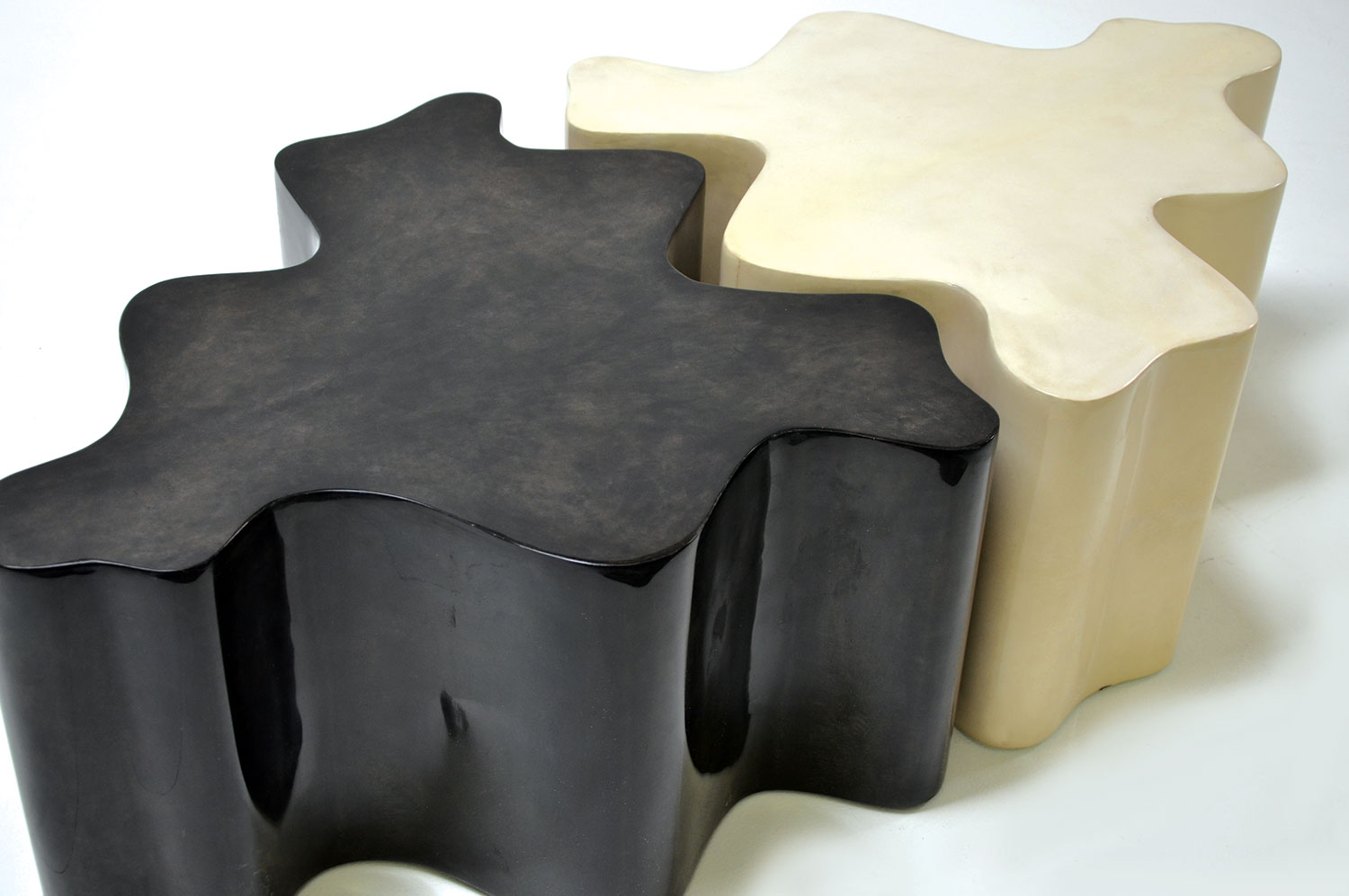Associated Parchment Coffee Table