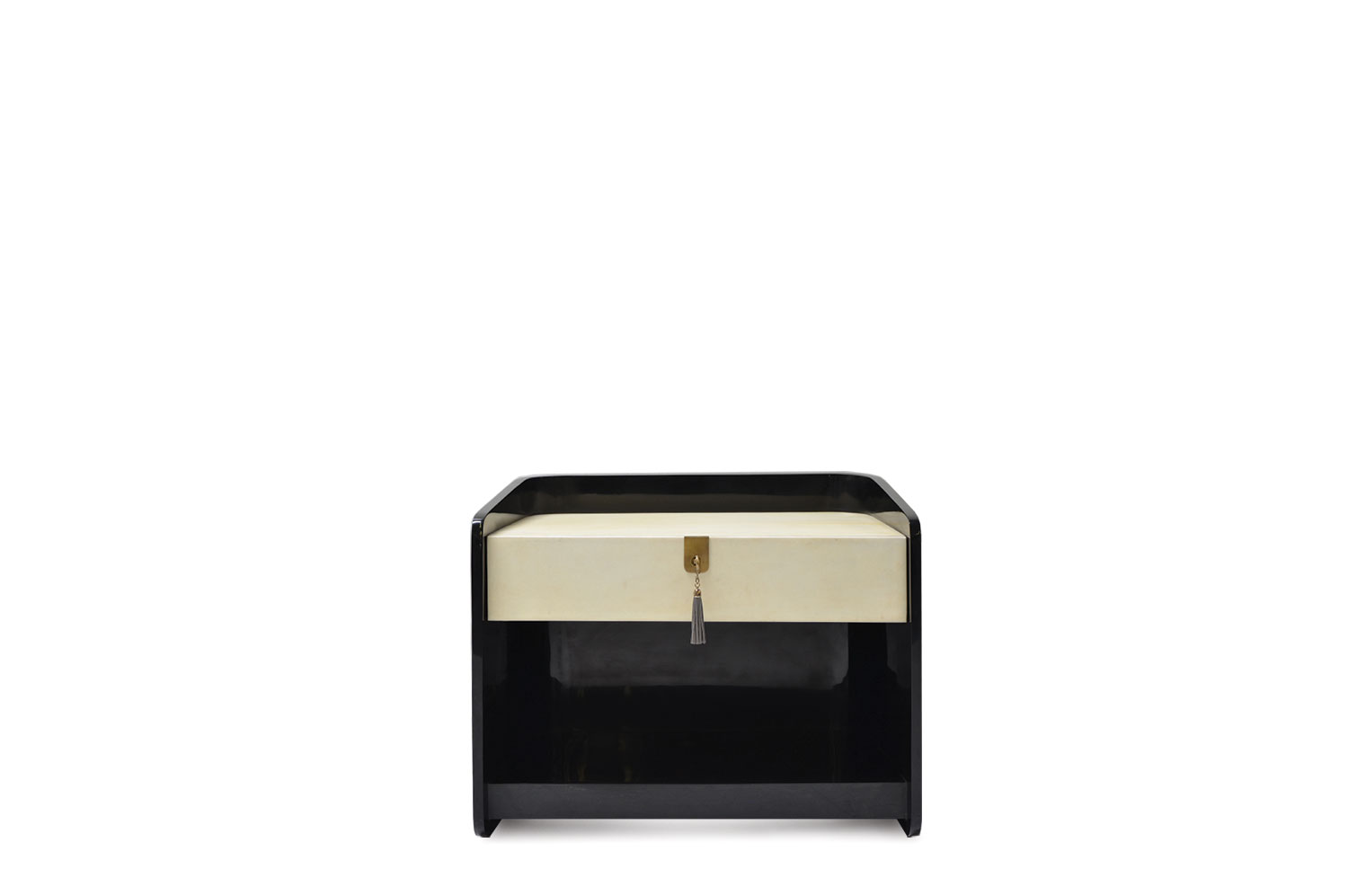 Blaze Parchment Nightstand
