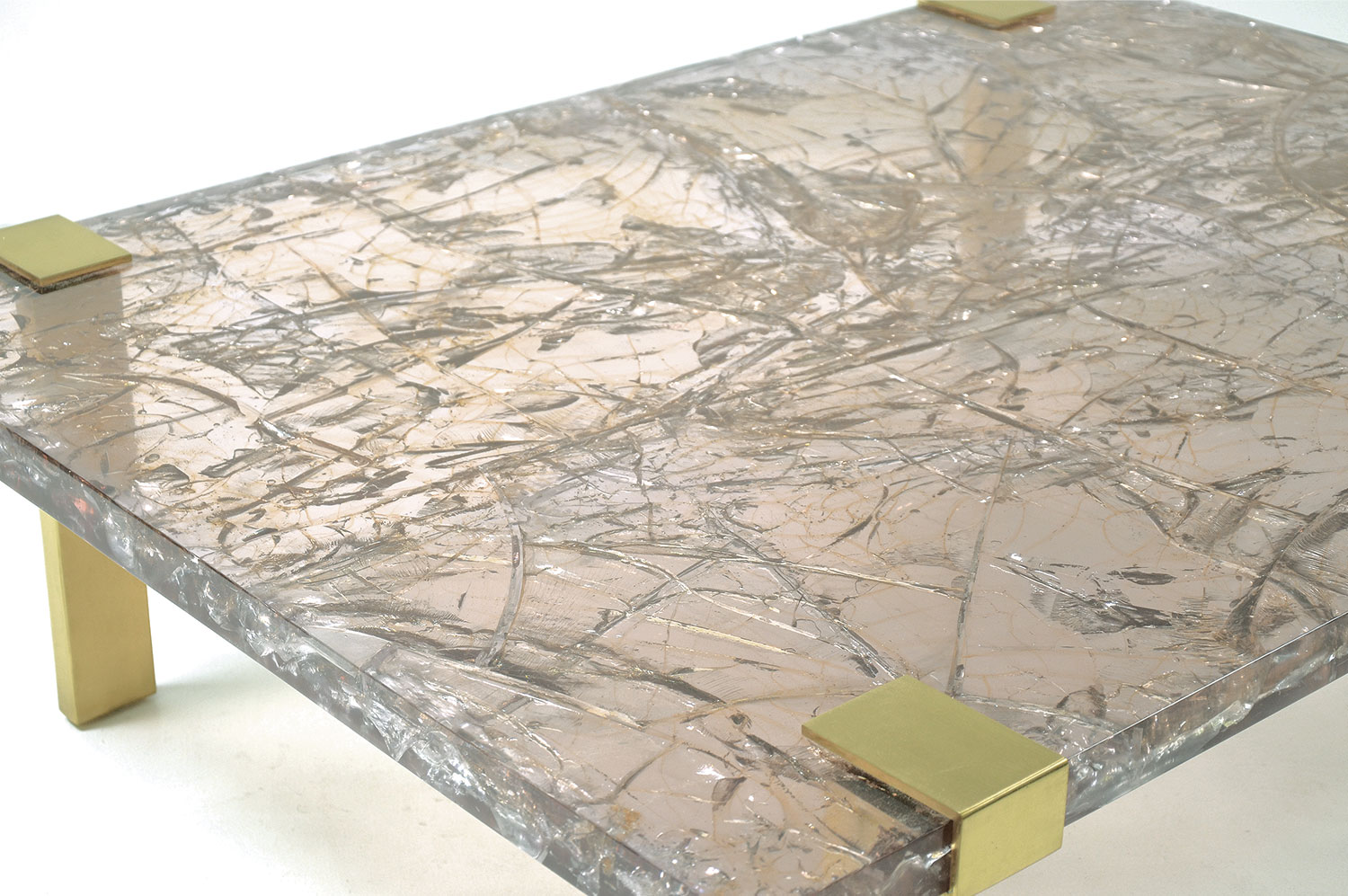 Clasp Coffee Table - Ice-Resin
