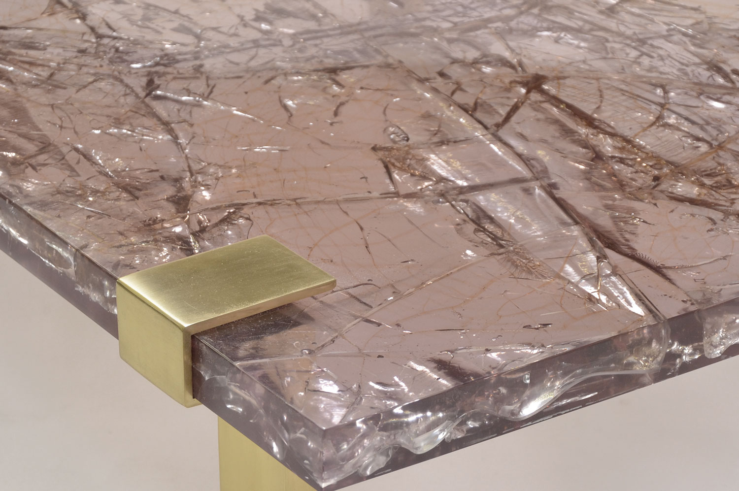 Clasp Coffee Table - Ice-Resin