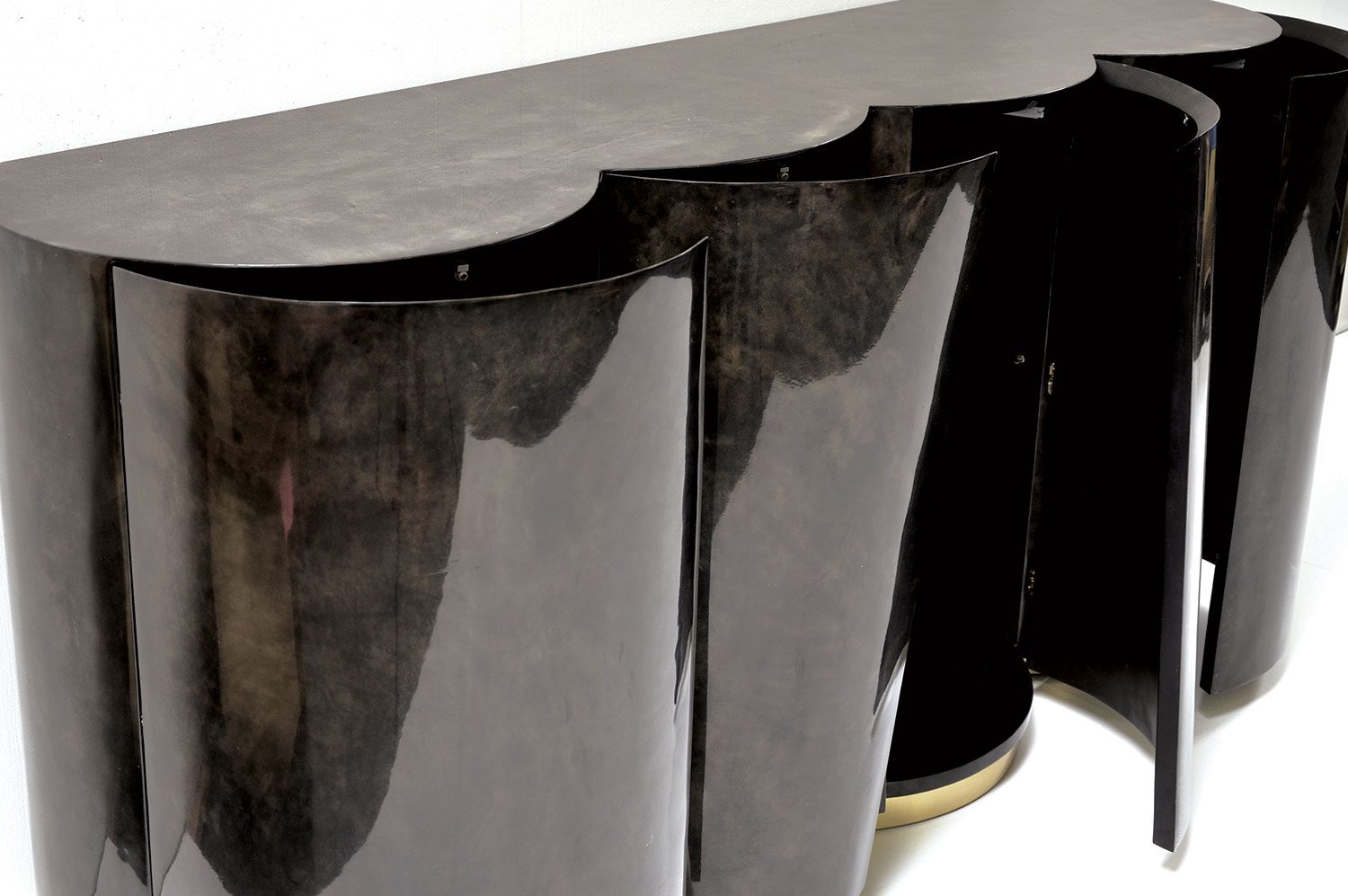 Colonnade Parchment Sideboard interior view