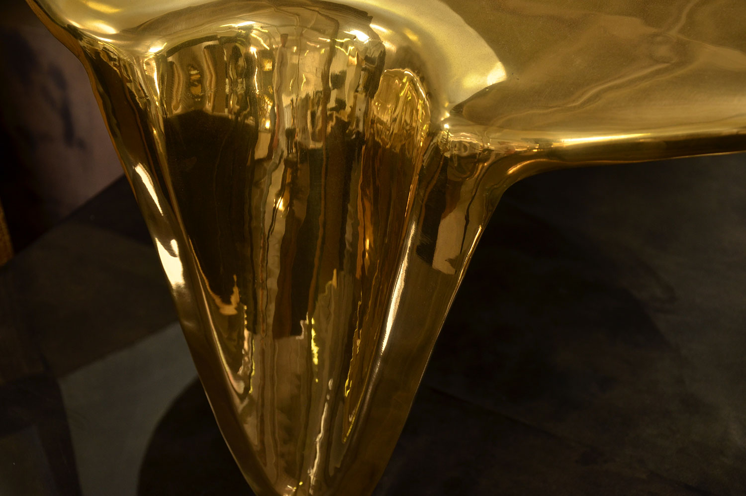 Goldwater Brass Coffee Table