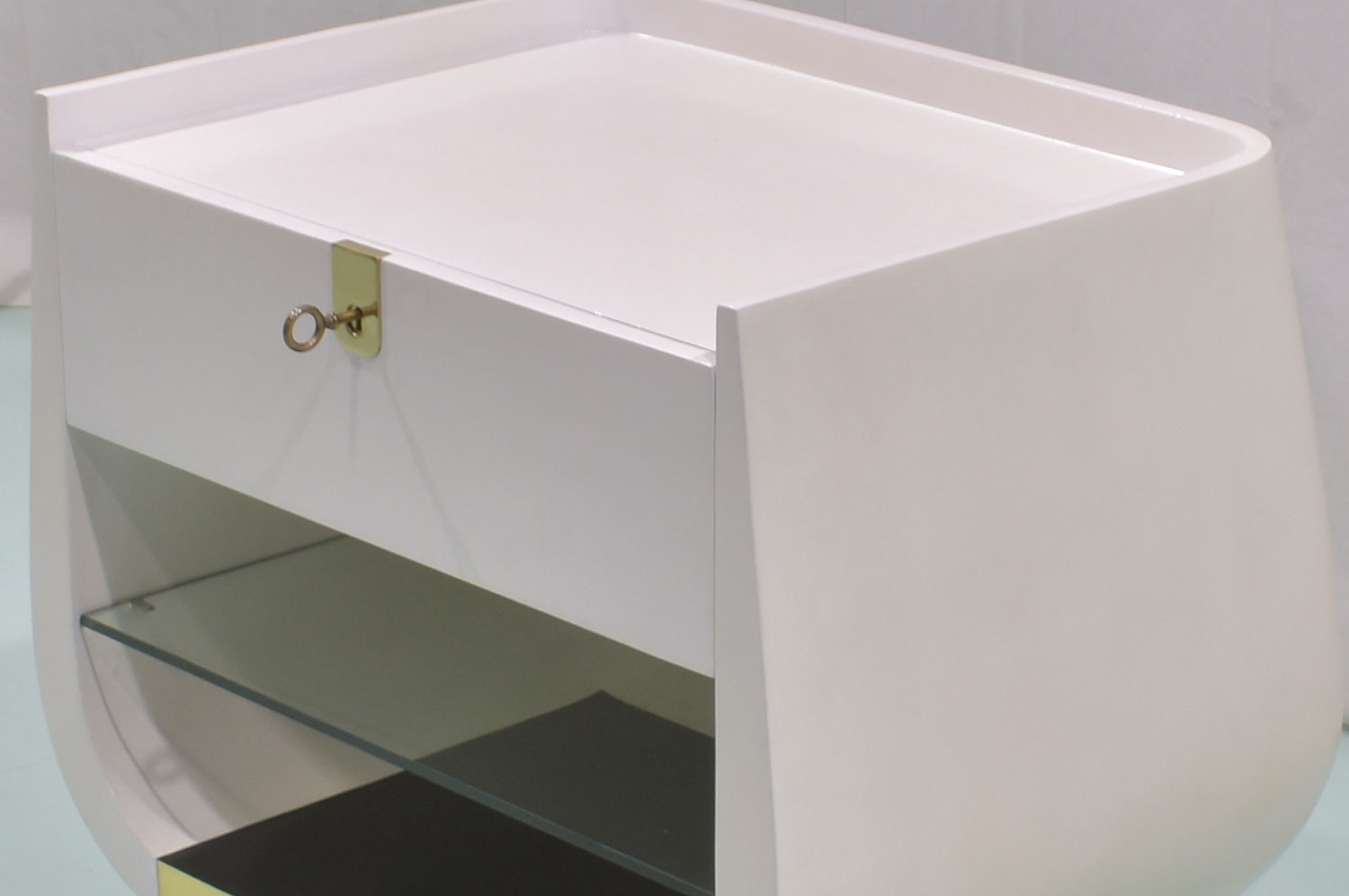 Harpe Parchment Nightstand