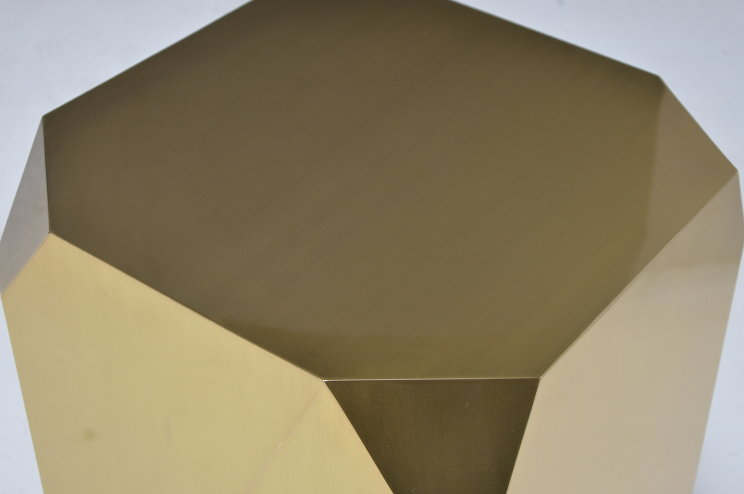 Hedge Stone Brass Table