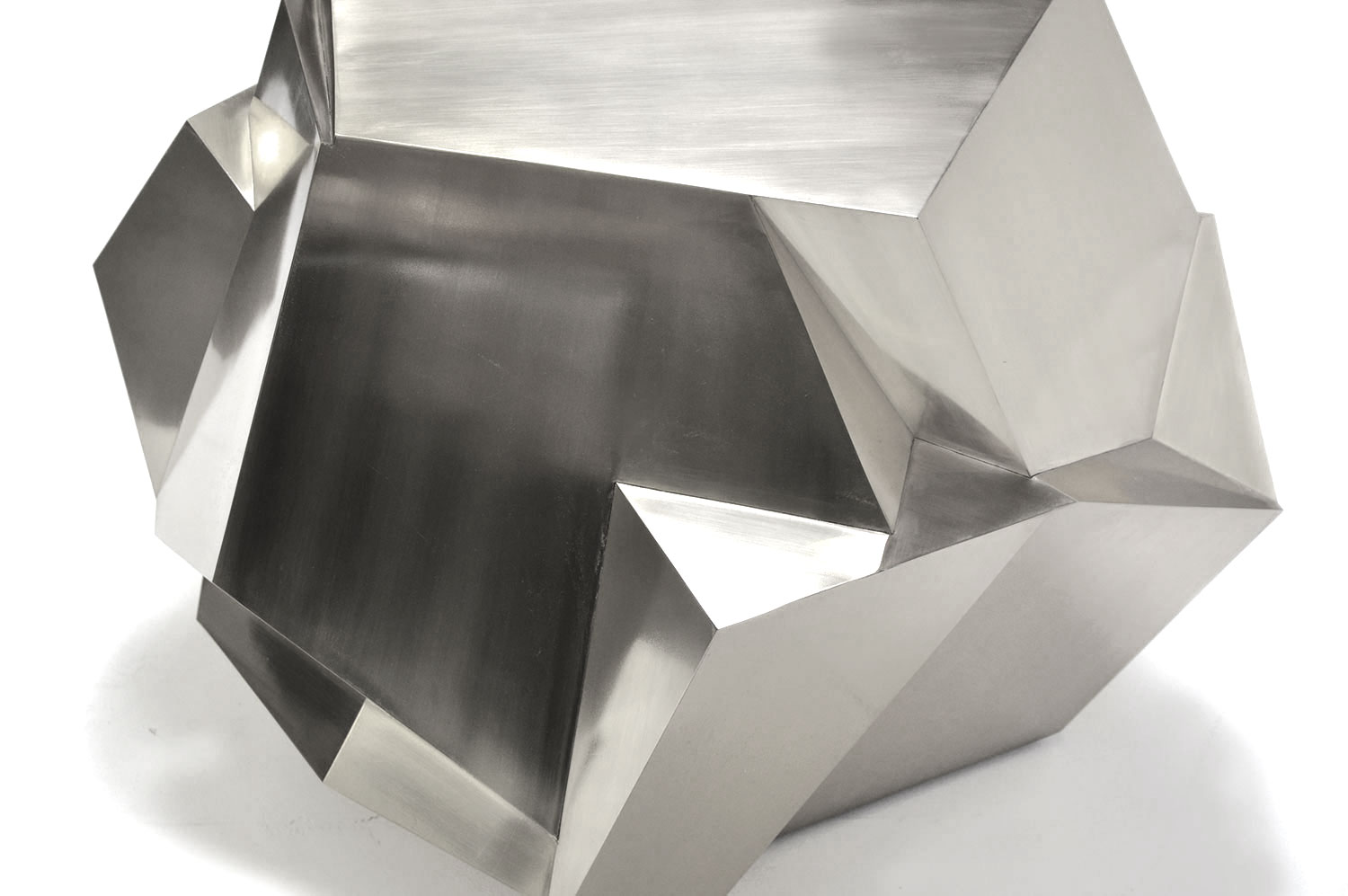 Kryptonite Stainless Side Table