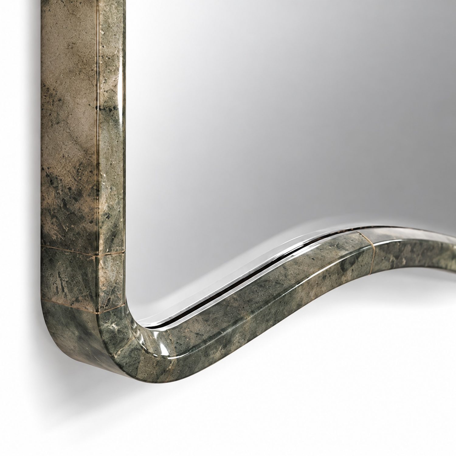 Kumis Parchment Mirror