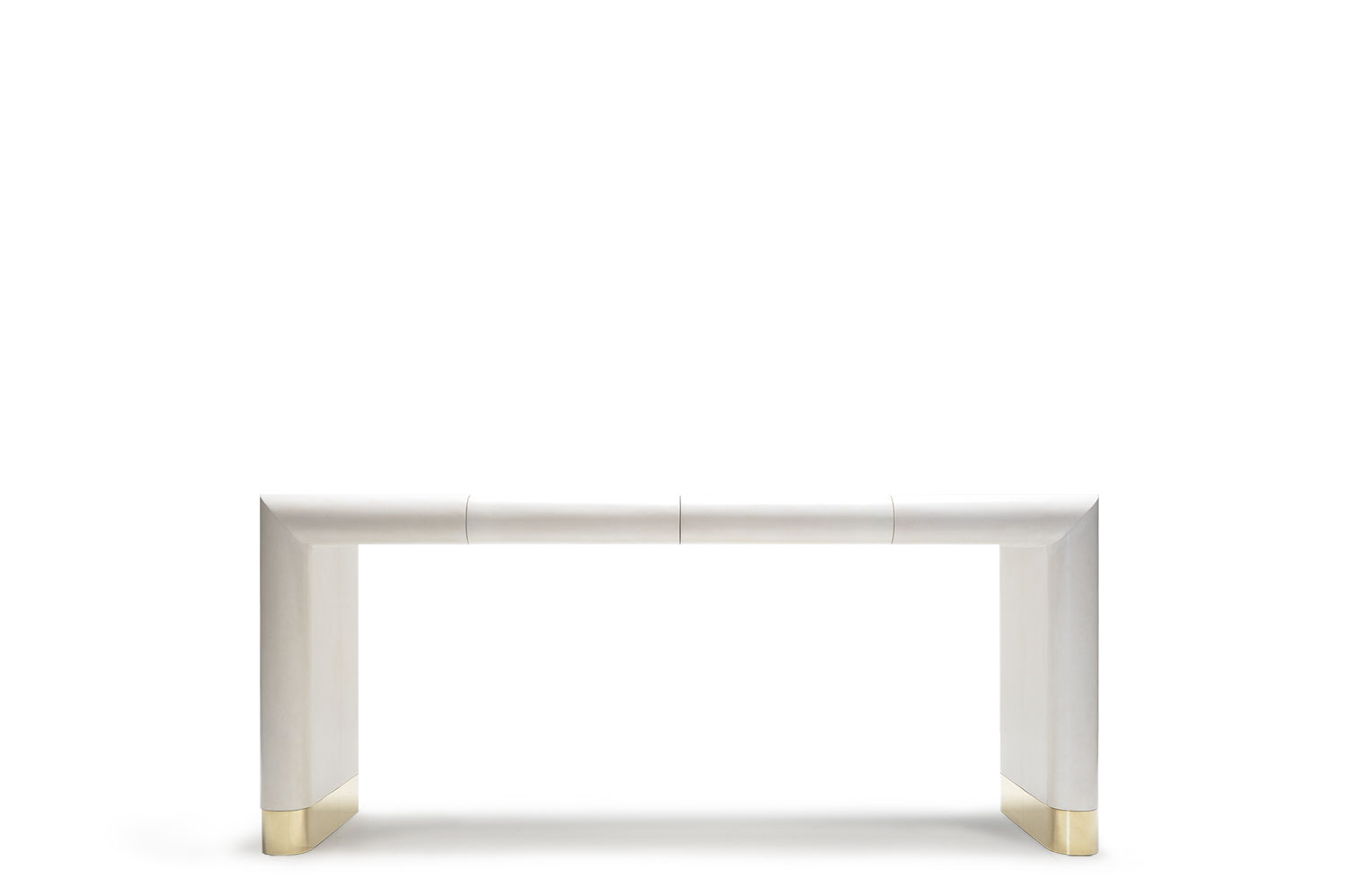 Leo Parchment Console Table