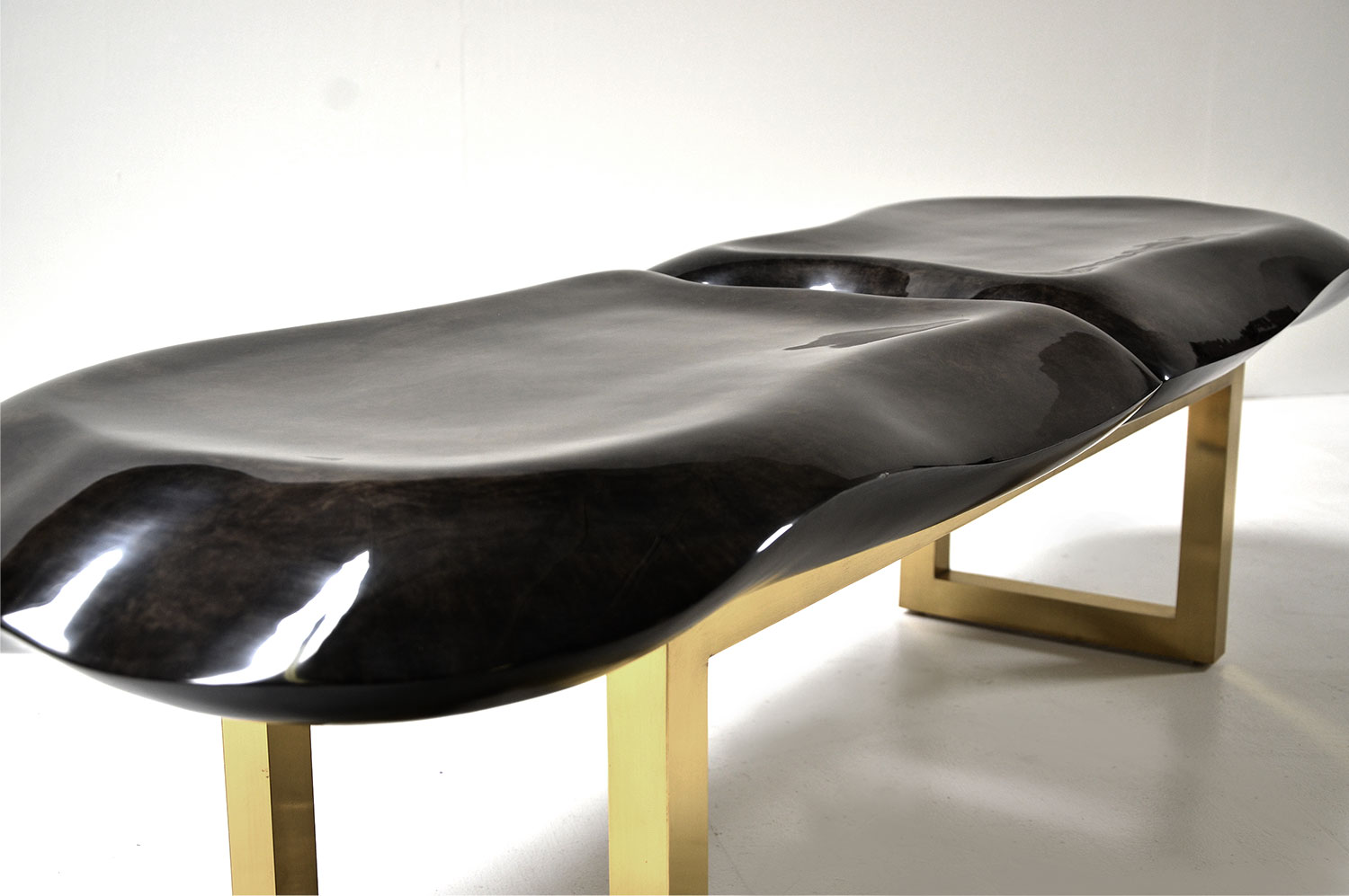 Molded Brass Bench