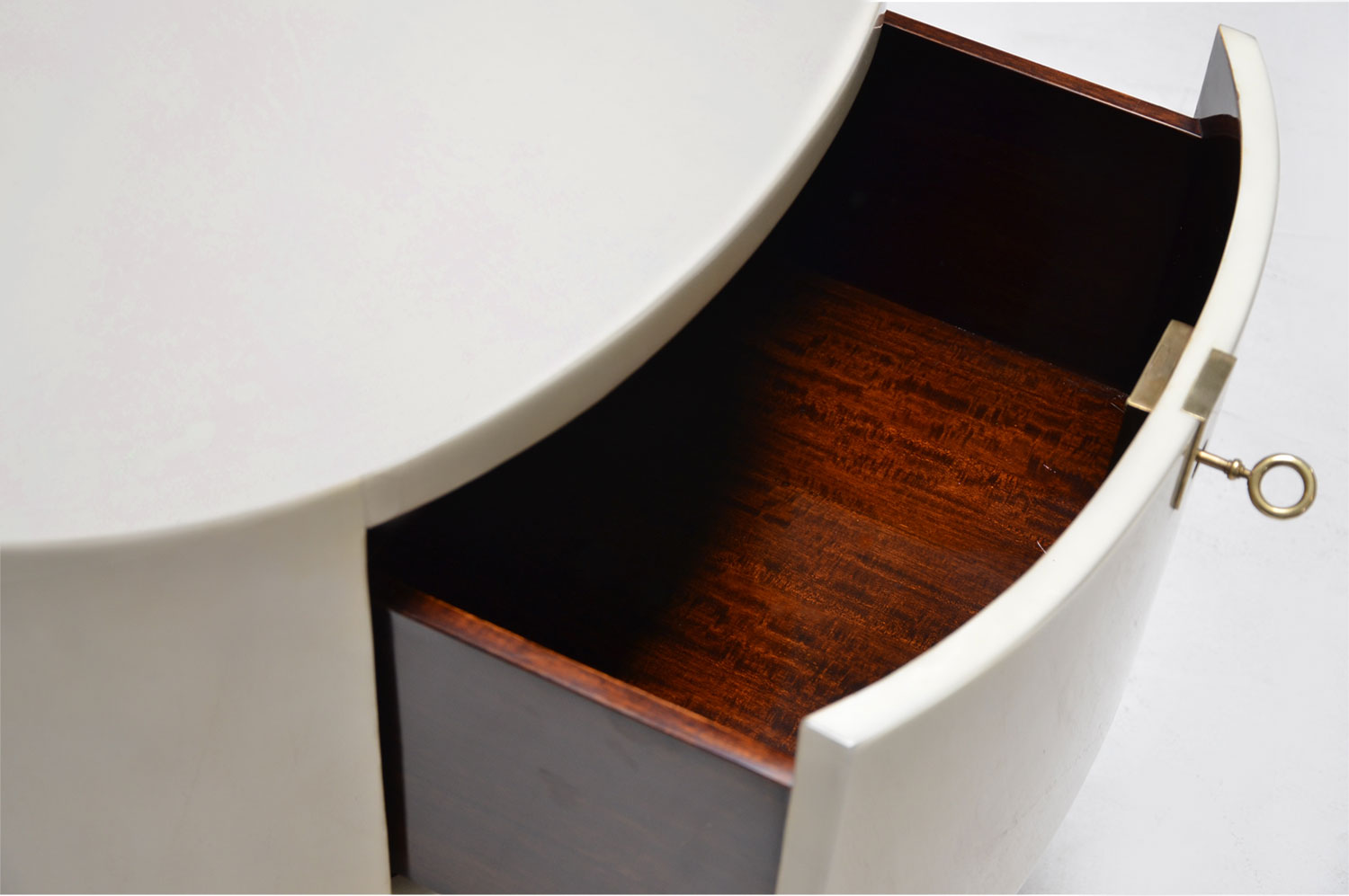 Oval Parchment Nightstand