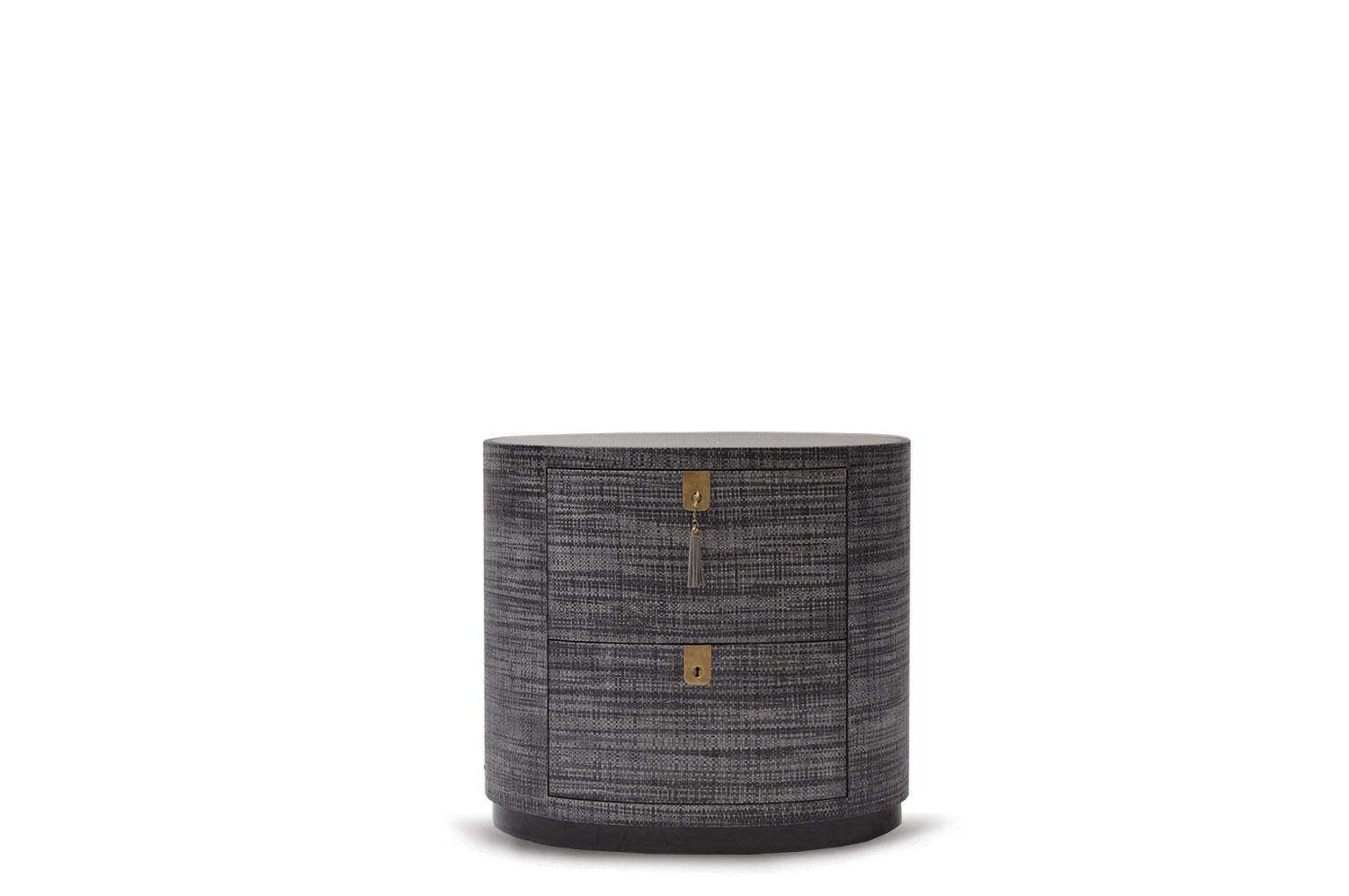 Oval Raffia Nighstand