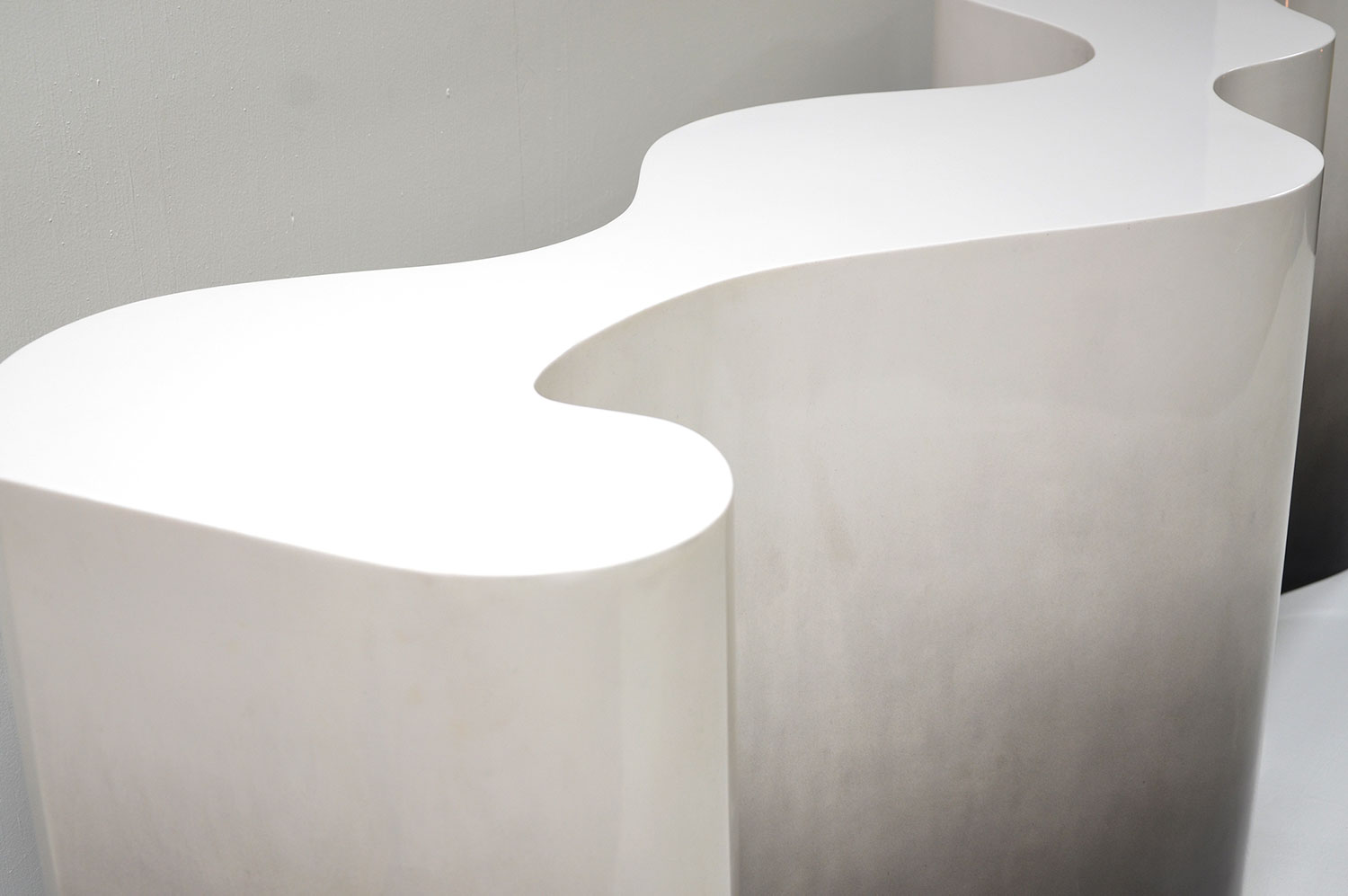 Undulated Console Table