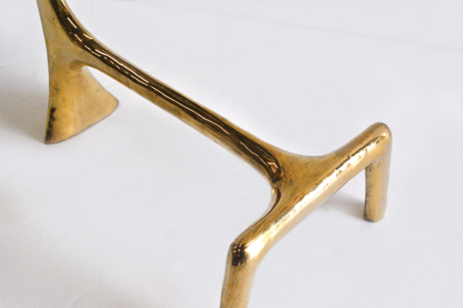Uovo Brass & Shagreen Table