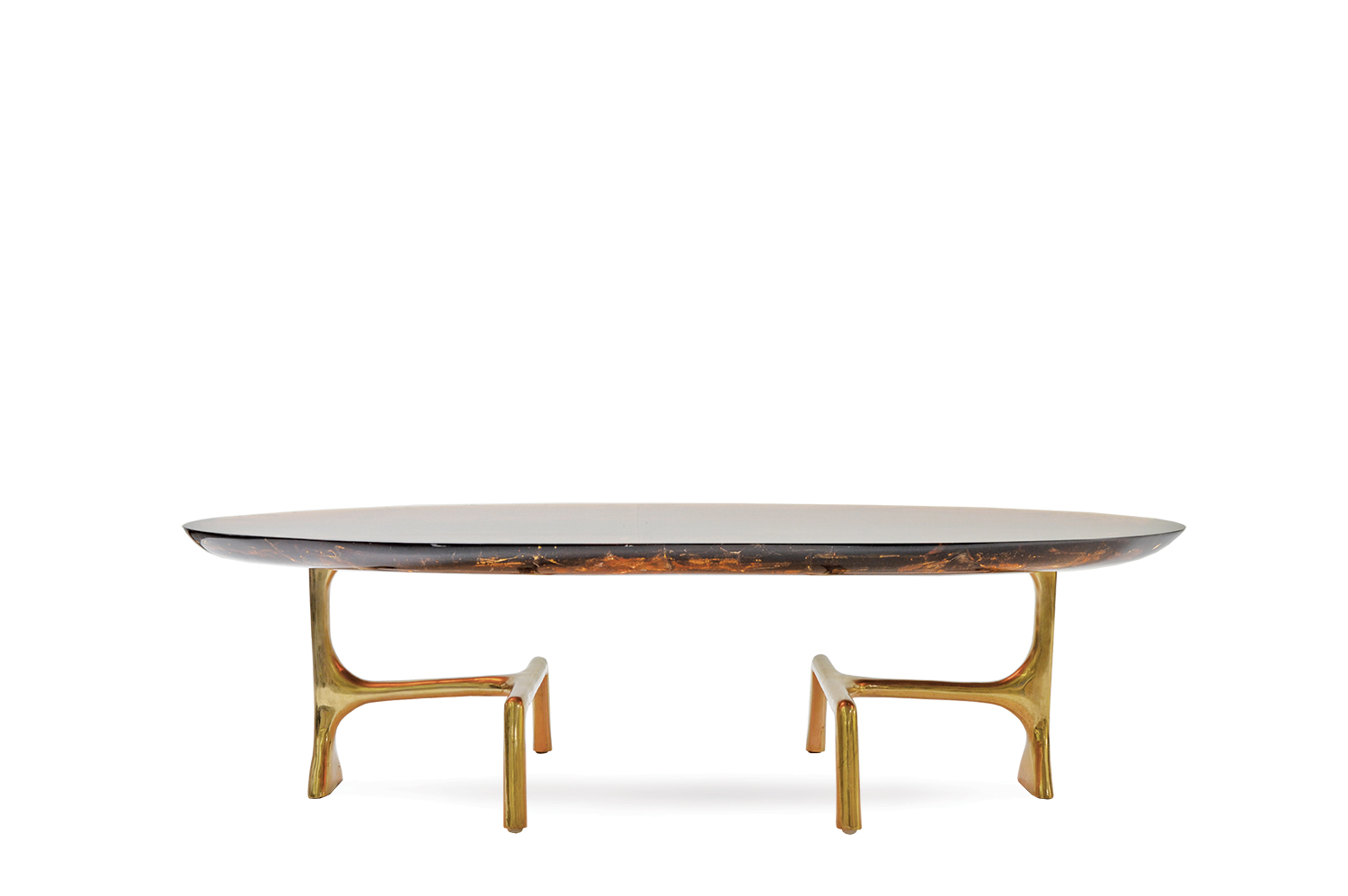 Uovo Fractured Resin Coffee Table